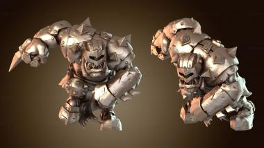 3D модель Black Rock Killaz: TLM Черный Легион: Копье (STL)