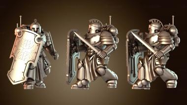 3D модель Пустой Щит Тихий Страж (STL)