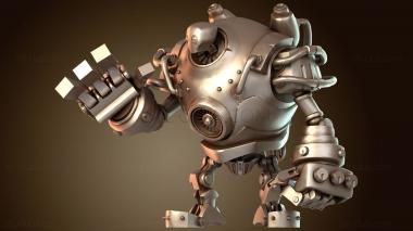 3D модель Blitzcrank с подставкой (STL)