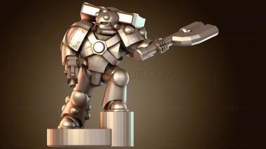 3D модель Фигурка Кровавых Ангелов Титан (STL)
