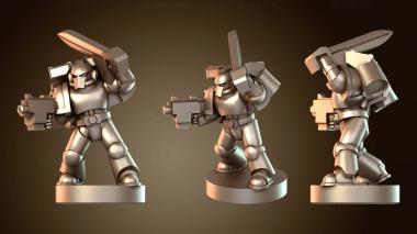3D модель Фигурка Кровавых Ангелов Зенит (STL)