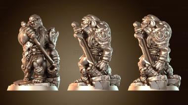 3D модель Орк-дуэлянт-кровопийца (STL)