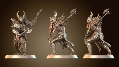 3D модель Атака топора рыцаря крови — Bloodknight Rush (STL)