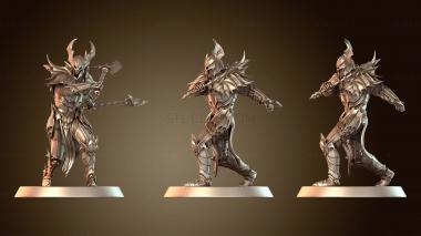 3D модель Bloodknight — Атака топором (STL)