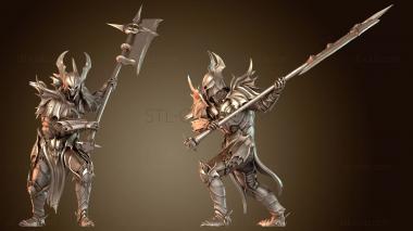 3D модель Bloodknight — Заводная алебарда (STL)