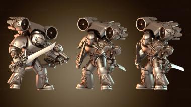 3D модель Кровавые Ангелы — Дикарский Меч (STL)