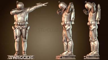 3D модель Боба Фетт — поза для дэббинга (STL)