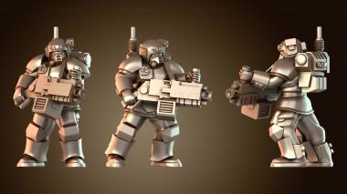 3D модель Болтган — Блан Касакин в шлеме (STL)