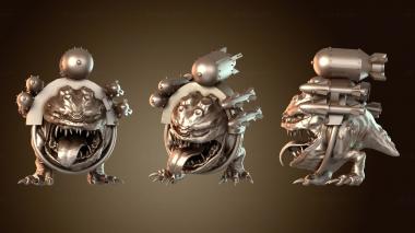 3D модель Сквиги-бомбардировщики — Вариант B (STL)