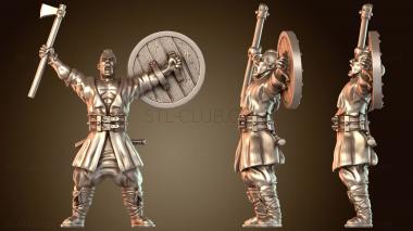 3D модель Бонди — Топор и Щит (STL)
