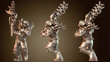 3D модель Костяной меч — Огненный удар (STL)
