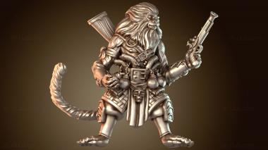 3D модель Буми — вариант обезьяны-пирата (STL)