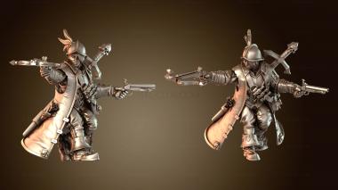 3D модель Охотник за головами — женский вариант B (STL)