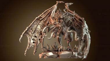 3D модель Похититель мозгов — форма дракона (STL)