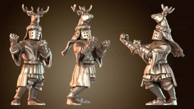 3D модель Бретонианос — Кабальеро Сьерво (STL)