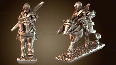 3D модель Бретонния — вариант сквайра (STL)
