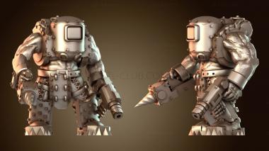 3D модель Брат Дециан — Поза атаки (STL)