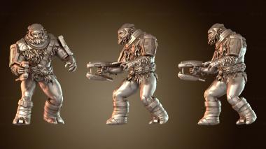 3D модель Brutefun Halfling Blitzer — Star Puggy Hairy (STL)