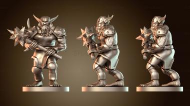 3D модель Багбир с Морнингстаром (STL)