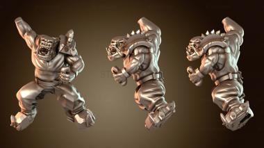 3D модель Bulwark Gaming Орки-наездники Brutish (STL)