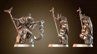3D модель Захороненная гробница Оборотня Жрец Оборотня Шакал (STL)