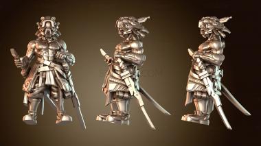 3D модель Бусидо, жнец душ, джинн, резерв (STL)