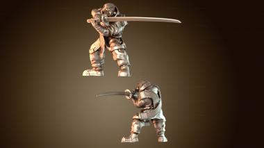 3D модель Бусидо Жнец Душ Джинтачи (STL)