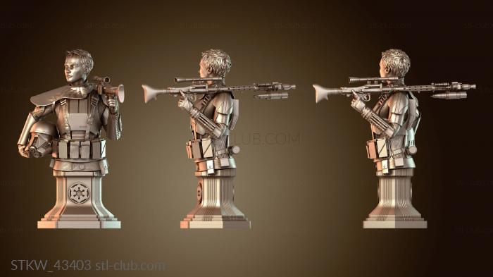 Military Подсумок с боеприпасами штурмовика смерти Bust