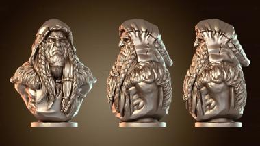 3D модель Бюст Друид (STL)