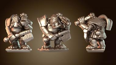 3D модель Хитрый и храбрый (STL)