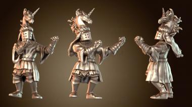 3D модель Кабальеро единорог (STL)