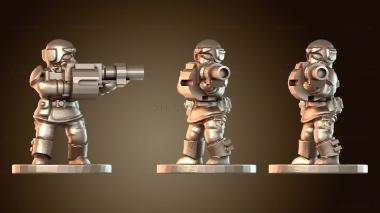 3D модель Кадианской пехоте ig gl Steady (STL)