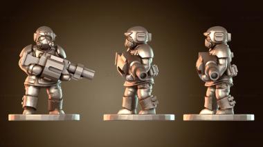 3D модель Кадианской пехоты ig gl Watchful (STL)