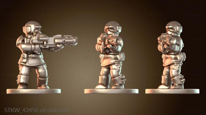 Military Кадианский пехотный ig mg Sharp