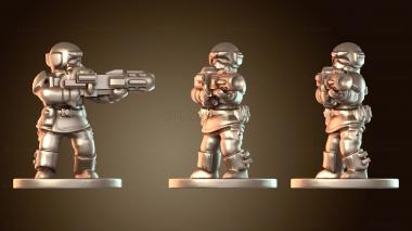 3D модель Кадианский пехотный ig mg Sharp (STL)
