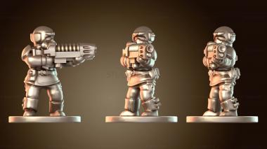 3D модель Кадианской пехоты ig pg Strong (STL)