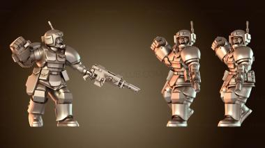3D модель Сержант Кадианского пехотного отряда Энгри (STL)