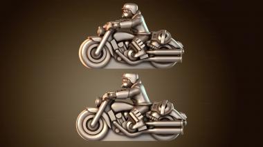 3D модель Cadian Rough Riders Bikes Miffles Makes Rider (STL)
