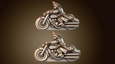 3D модель Cadian Rough Riders Bikes Миффлс делает гонщика комиссаром (STL)