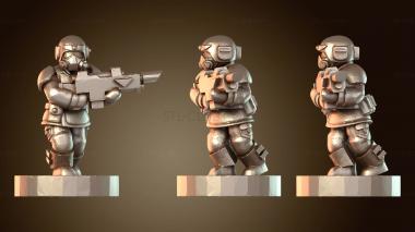 3D модель Кадианские ударные войска Миффлс становится гвардейцем (STL)