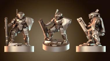 3D модель Кадровый Огненный Клинок и Решительный (STL)