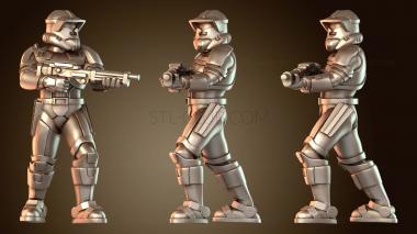 3D модель Капитан Тихий (STL)