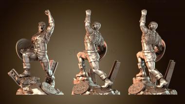 3D модель Капитан Америка Быстрый (STL)