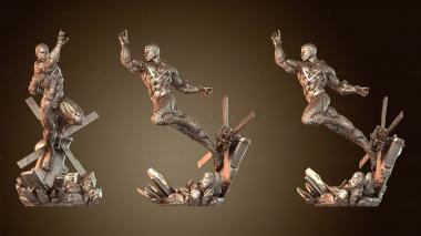 3D модель Капитан Америка Блэк (STL)