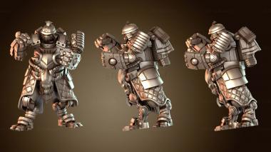 3D модель Капитан Кулаки (STL)