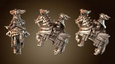 3D модель Капитан Лошадь Женский Лэнс Джолли (STL)