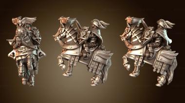 3D модель Капитан Лошадь Женский Лэнс Маджестик (STL)