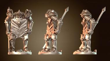 3D модель Карточные Воины Стражи Бубны (STL)