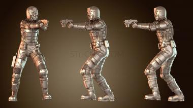 3D модель Кассандра Андерсон Судья Дредд (STL)