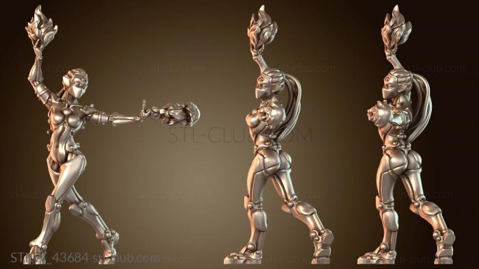 Эффект пламени заклинателя Warforged